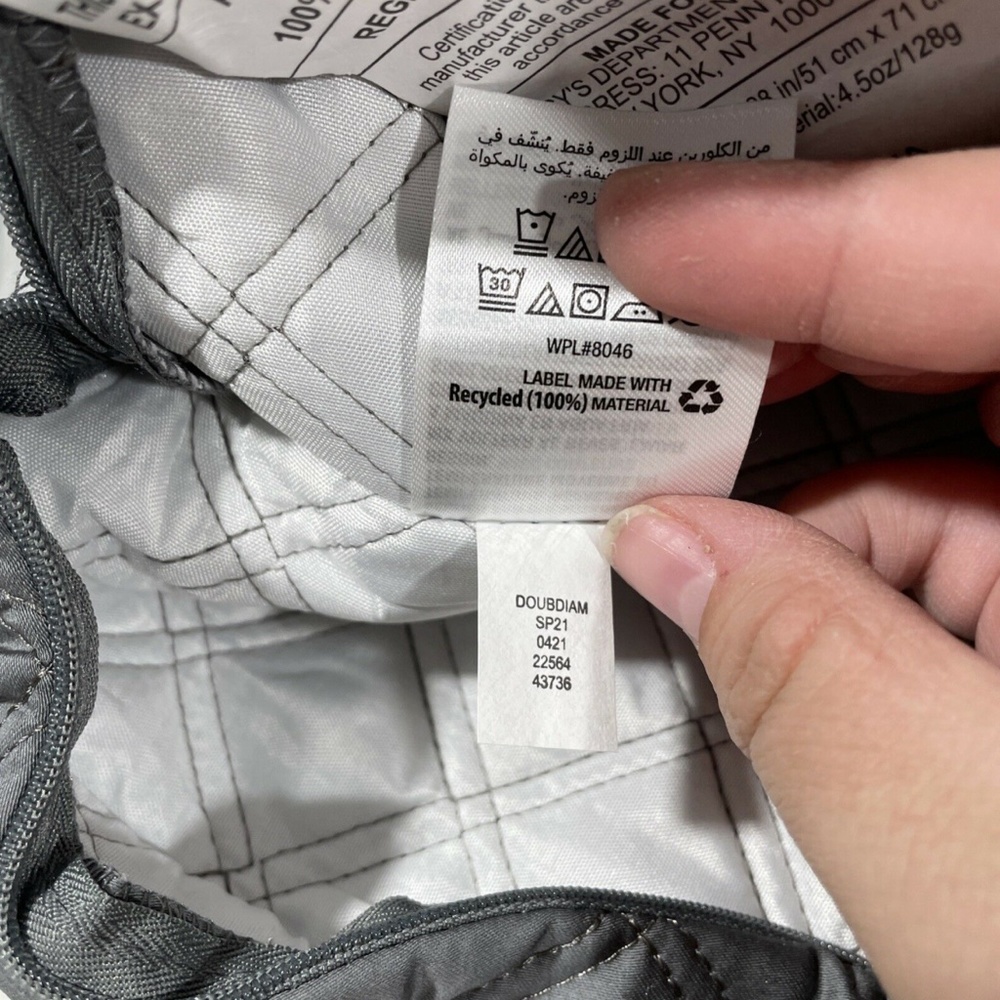 NIB [ 1 Standard‎ ] Double Diamond Quilted Pillow Sham for Hudson Park - Picture 10 of 12